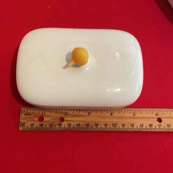CUTE YELLOW BIRD SOAP DISH WITH DRAIN & COVER NWOT - Picture 6 of 6